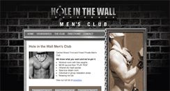 Desktop Screenshot of holeinthewallmensclub.org